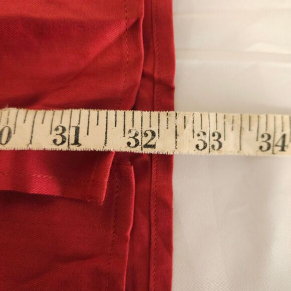 NWT Croft & Borrow Mens XL Red Easy Care Cotton Polyester Button Down Shirt - Picture 8 of 8